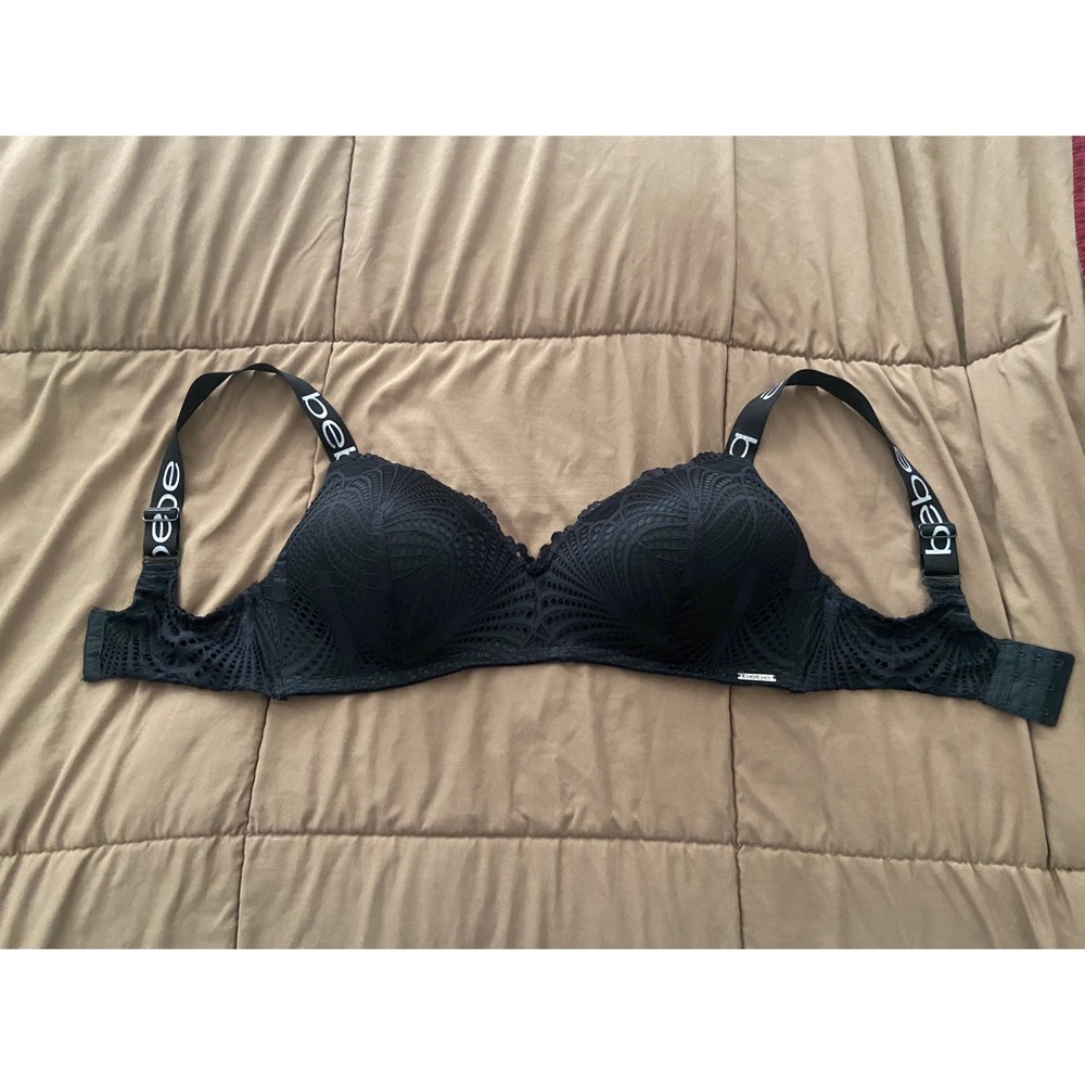 Bebe Black Sports Bra